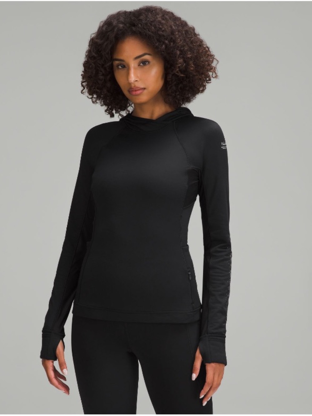 lululemon athletica Fleece Reflective Running Hoodie